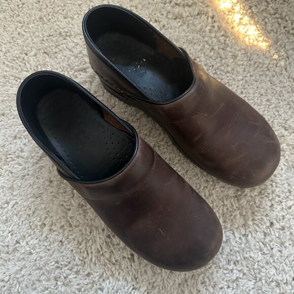Brown Dansko Slip-on Clogs - Picture 1 of 3